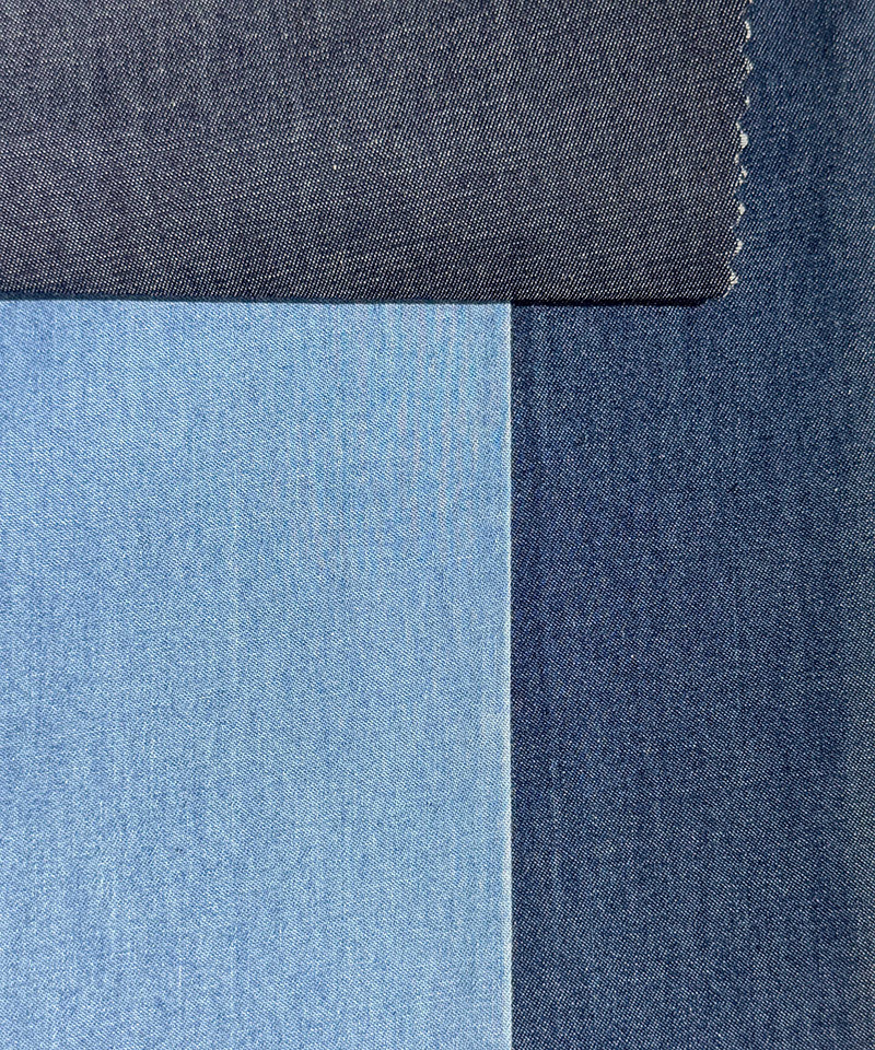  Indigo,2/1 Twill,Light weight,Non-stretch,Pure cotton denim fabric#10018