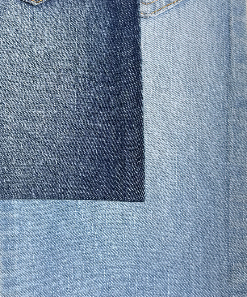 Slub,Indigo,2/1 Twill,Light weight,Non-stretch,Pure cotton denim fabric#10031