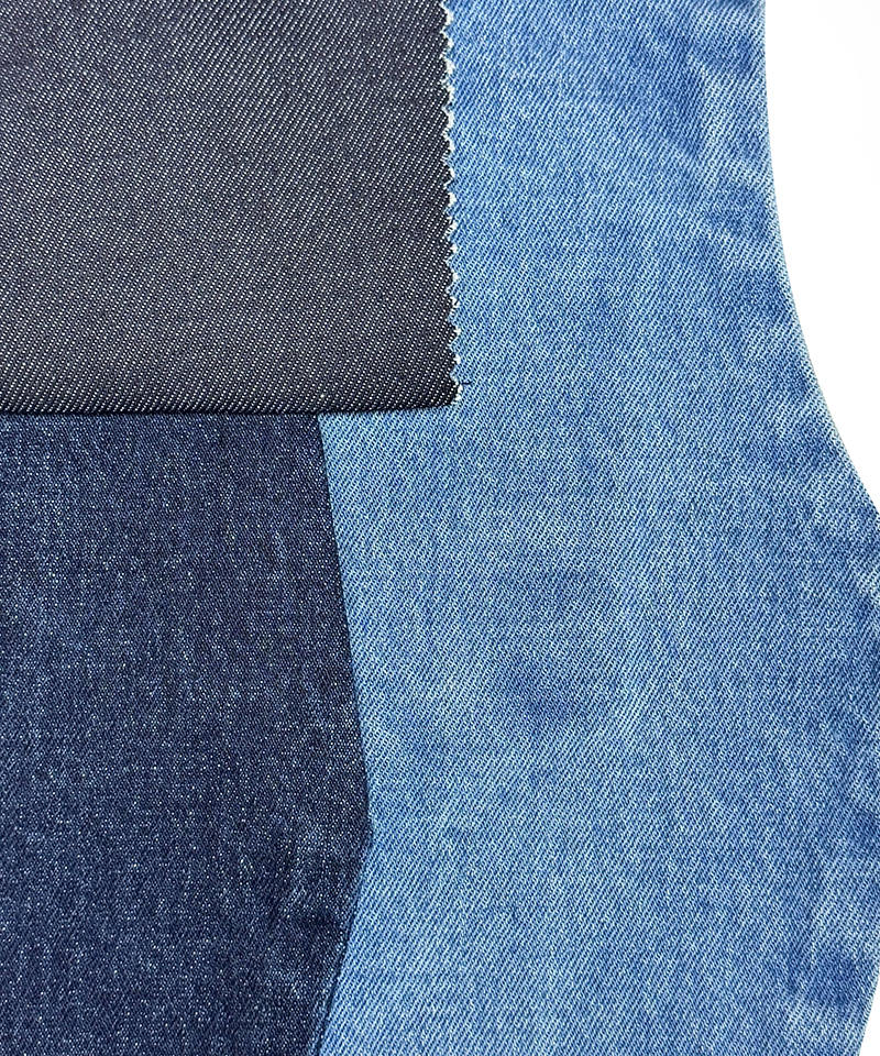 -241105#Blue&Black-3/1 Twill-13oz-Stretch-denim fabric#20078