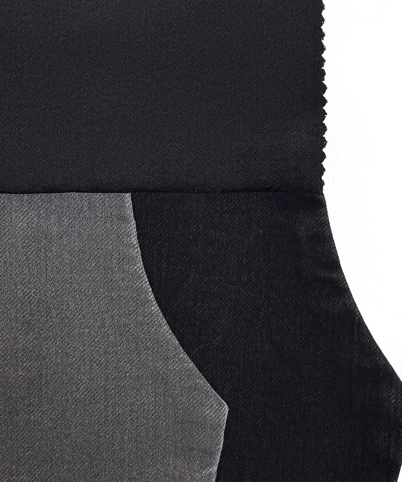 -6626#Black/Black-Fake knitting-12.3oz-Stretch-denim fabric#60003