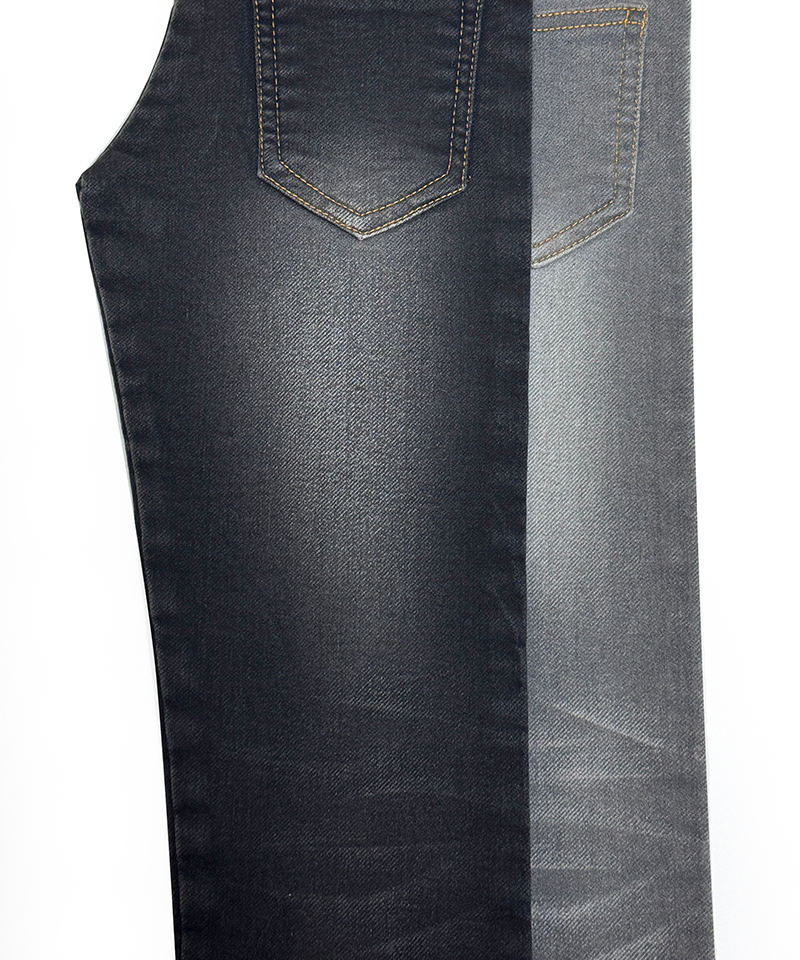 -6626#Black/Black-Fake knitting-12.3oz-Stretch-denim fabric#60003