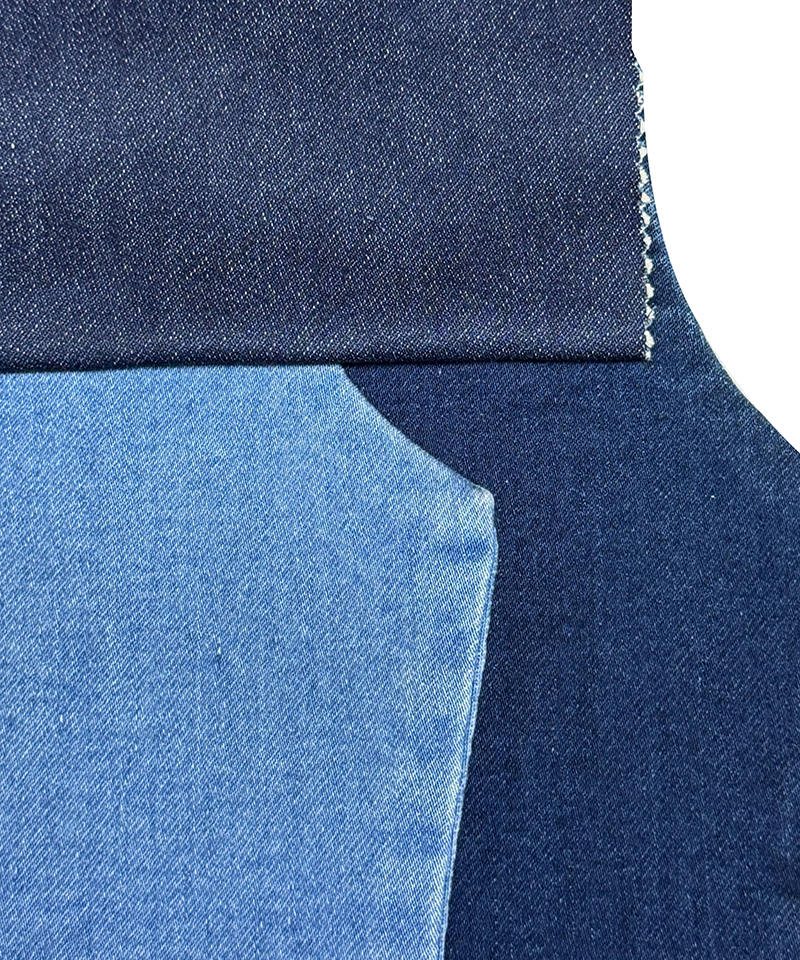 -6222-1#Indigo-Fake knitting-10.8oz-Stretch-denim fabric#60006