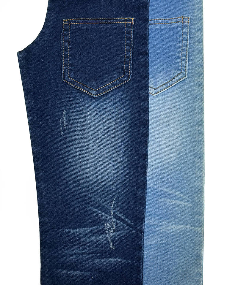 -6222-1#Indigo-Fake knitting-10.8oz-Stretch-denim fabric#60006