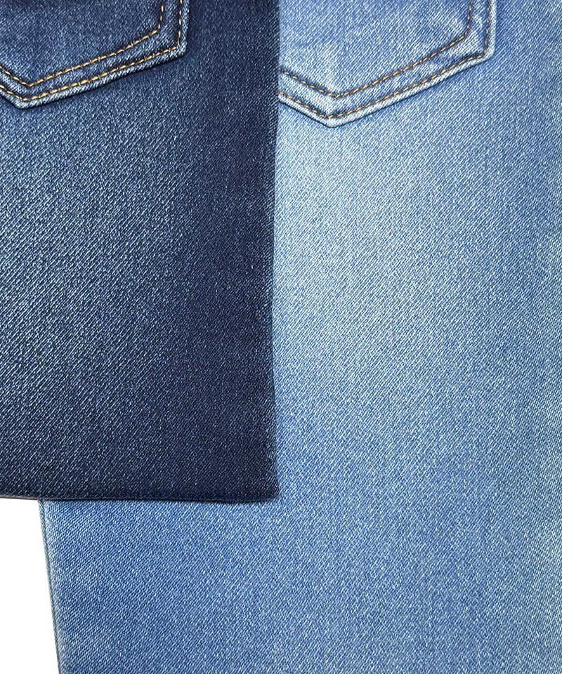 -9270#Indigo-Fake knitting-9.7oz-Stretch-denim fabric#60021