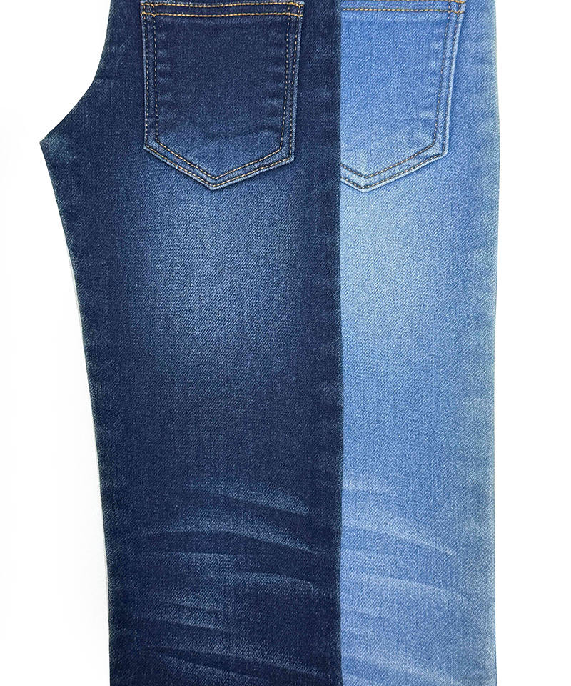 -9270#Indigo-Fake knitting-9.7oz-Stretch-denim fabric#60021