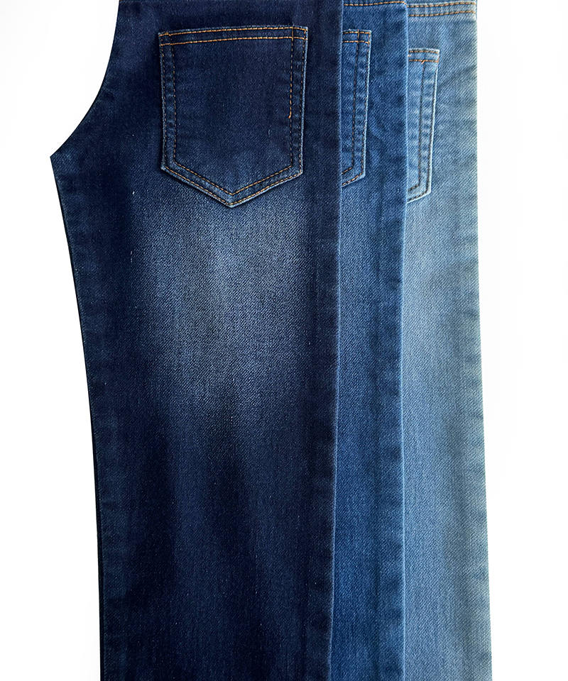 -9155-1#Indigo-Fake knitting-8.9oz-Stretch-denim fabric#60045